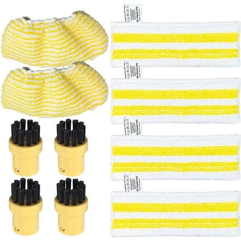 Kit de rechange de lingettes microfibres pour nettoyeur vapeur Karcher SC1 SC2 SC3 SC4 SC5 - Tampons B (1/5)