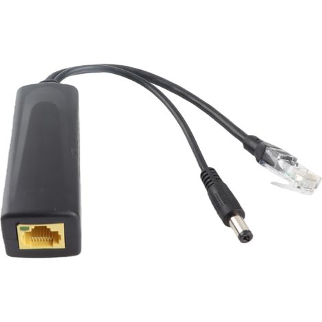 TOIVIZE-POE Splitter Ethernet avec Conformité IEEE 802.3af pour 12V, Abs et Port 10/100M - 24-70V Haute Pression (1/4)