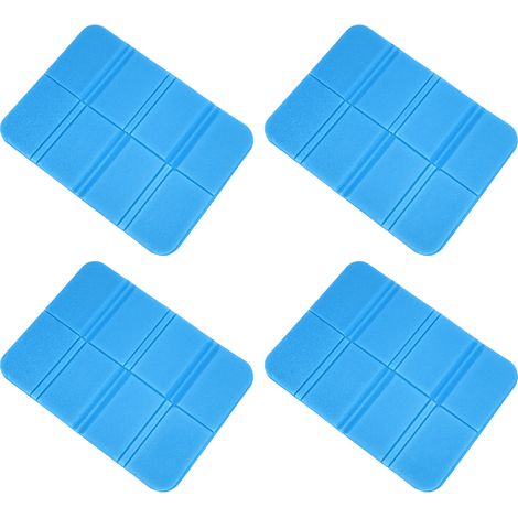 4 Pièces Coussin de Pique-nique Dégradable Vert, Tapis Imperméable Portable pour Voyage et Plein Air (1/5)