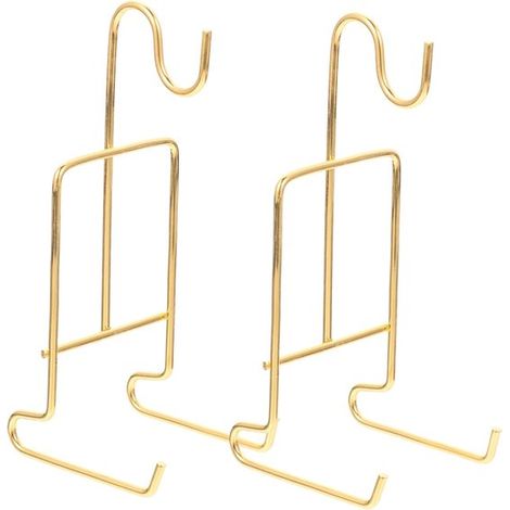 2-teiliger Becherhalter und Tellerständer für die Küchenarbeitsplatte, Abtropfgestell für Geschirr, Tischdekoration aus Metall, 15,8 x 6,2 cm (1/5)