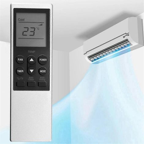 Télécommande de remplacement pour climatiseur COV30332907 pour SilverBlack (1/5)