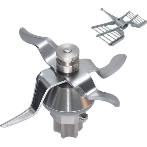 Couteau pour robot Thermomix TM31 – Lame en acier inoxydable – Remplacement parfait – Pour préparation de gaufres et mousse (1/4)