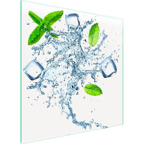 Glasschutzplatte für den Herd 50x52 Eis (1/5)