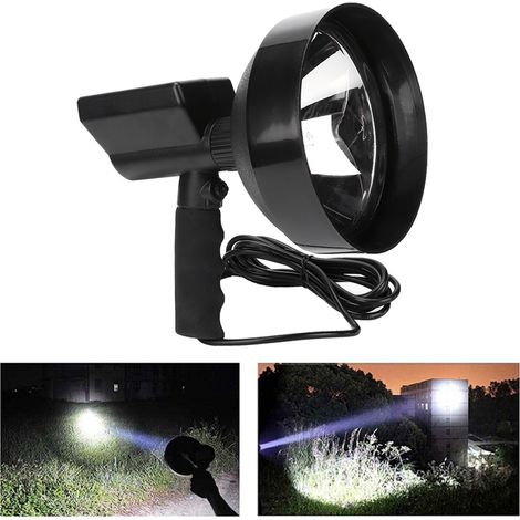 Lampe torche HID au xénon portable pour le camping, la chasse et la pêche, projecteur 12-24 V 55 W (1/5)