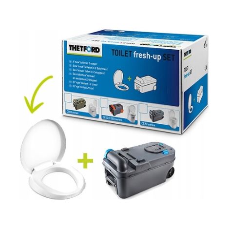 Kit reparación inodoro Thetford c220 tanque con ruedas asiento (1/4)