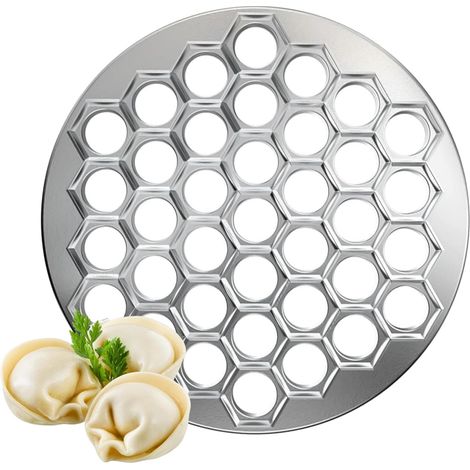 Dumpling Maker,37 trous Dumpling Moule En Aluminium Boulette Maker Boulette Moule Moule Pelmeni Pour Cuisine Diy Célébrations Familiales Fêtes Et Pique-niques (1/5)