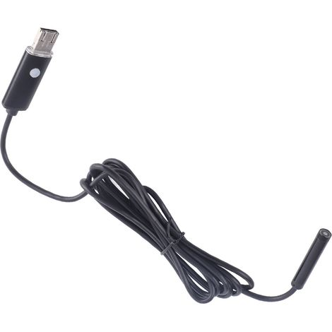 Endoscope USB 2 en 1 caméra HD 8mm étanche IP67 pour inspection industrielle, compatible Android PC, câble 2m (1/5)