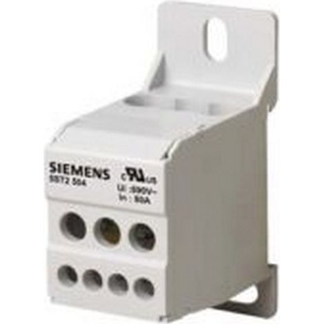 Blocco di distribuzione 80A 1P 690V 1x16mm2 8x10mm2 DIN 5ST2504