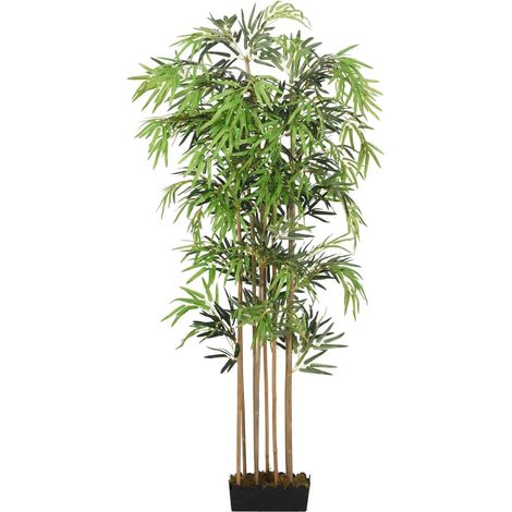 Bambou artificiel 1605 feuilles 180 cm vert CFW46795 (1/5)