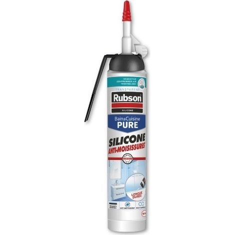 Mastic D'Étanchéité Cuisine Et Bain Rubson Silicone Transparent 200Ml