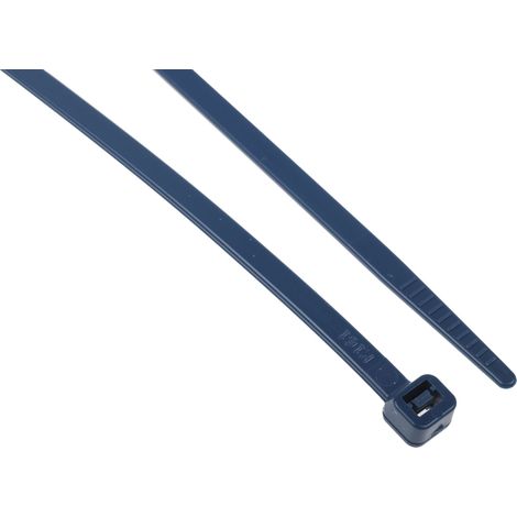 Serre-câble RS PRO Bleu en Nylon détectable au métal, 400mm x 4,6 mm (1/3)