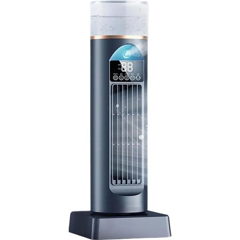 1 Ventilateur tour, Oscillation 120 degrés, 6 vitesses, Compact 34cm, 36dB, Chambre Bureau (1/5)