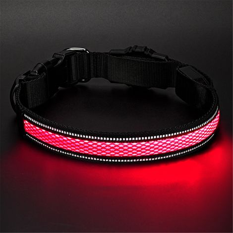 Hundehalsband mit grenzüberschreitendem Air-Tag, USB-C-aufladbar, wasserdicht, leuchtend, mit Anti-Verlust-Schutz