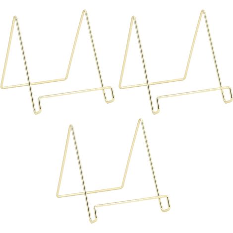 Support Métal pour Livres 3 Pièces - Étagère Bibliothèque Solide pour Albums, Magazines et Romans (1/5)