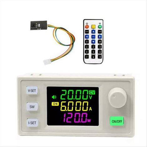 Kit D'Alimentation Régulée CC CNC SK120X IR Convertisseur Élévateur/Abaisseur CC CC 6 36 V Vers 0 36 V 120 W USB Stabilisé (1/4)