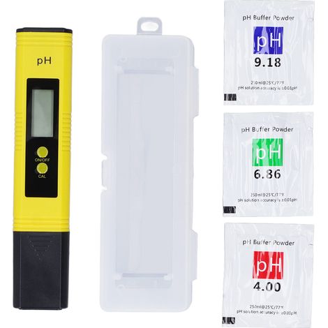 Tragbares digitales pH-Messgerät mit automatischer Hintergrundbeleuchtung, präzise Messung von pH 0 bis 14, Wasserqualitätsmessgerät im Stiftformat (1/5)