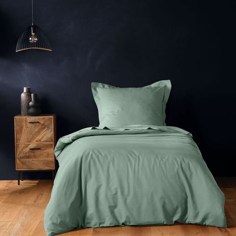 Housse de Couette "Lina" 140x200cm Vert Sauge
