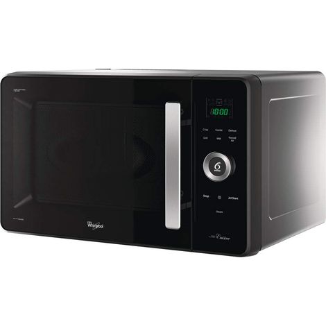 Whirlpool JQ 280 MB - Dimensioni 54,8cm x 52,5cm x 33,3cm, Forno Microonde 27 Litri Con Potenza 1000W Microonde E 1000W Grill. Forno A Microonde Con Funzione Crisp Per Pietanze Croccanti, Cavità XXL (1/3)
