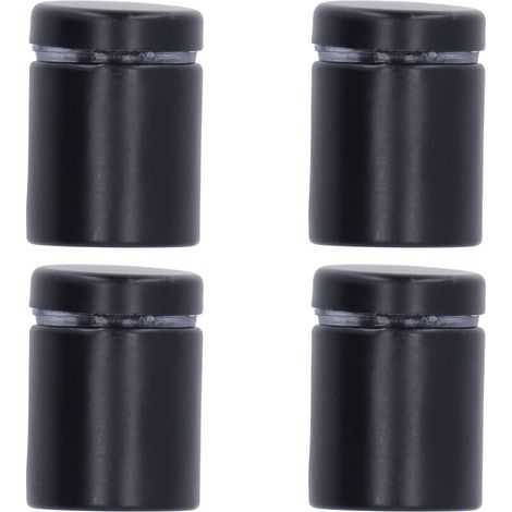 Lot de 12 chevilles pub stainless acier inox fixations vitre miroir vis et caches vis (1/5)