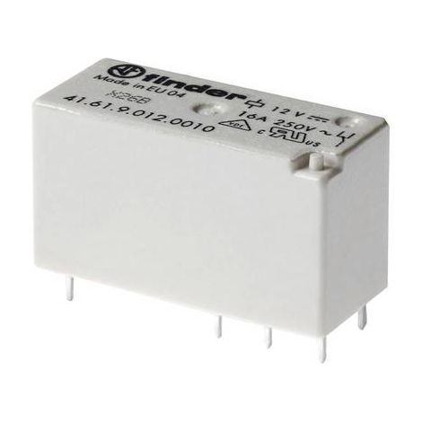 Relais pour circuits imprimés Finder 41.61.9.024.0010 24 V/DC 16 A 1 inverseur (RT) 1 pc(s) S75428 (1/2)