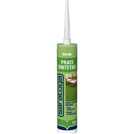 ADESIVO SIGILLANTE PRATI SINTETICI 290ML VERDE.