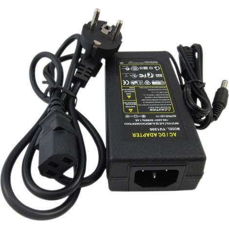 Sysled – Alimentation LED 12V 8A – Transformateur pour rubans lumineux – Courant 8A – Puissance 96W – Tension de sortie 12V DC