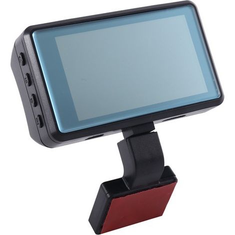 3-Zoll-Dashcam mit hochauflösender Nachtsicht für die Fahrzeugfront und den Fahrzeuginnenraum, 1080P-Auflösung, dreikanaliger 360-Grad-Doppelaufzeichnung und Loop-Aufnahme. (1/5)
