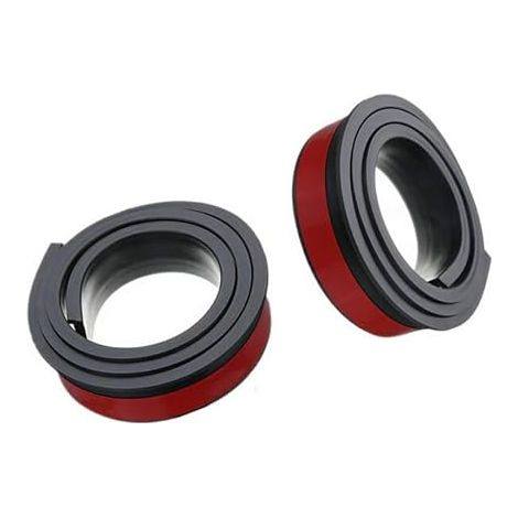 Car Wheel Mudguard Trim, 2 Pieces 1.5M Universal Rubber Protection Car Wheel Arch Strips Anti-collision Mouldings Trim (1/5)