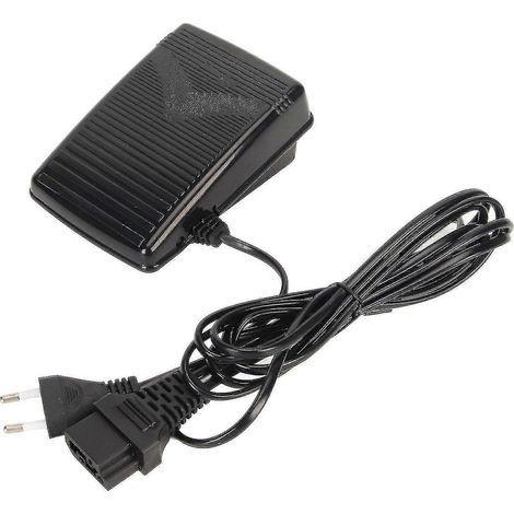 Nähmaschinen-Fußpedalschalter, rutschfestes Nähmaschinen-Fußpedal mit 6,6 Fuß langem Kabel für den Haushalt, Eu-Stecker 220 V (1/4)