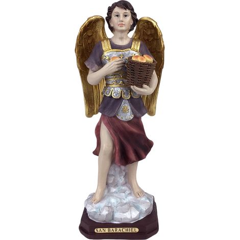 Figura religiosa di San Barachieve in resina - Decorazione religiosa moderna