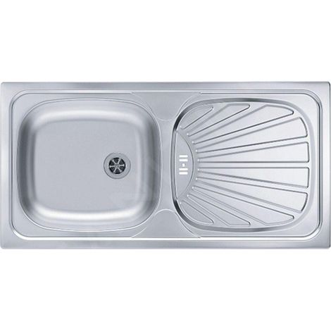Alveus Basic - Évier 86x44 cm, inox 1008993 (1/3)