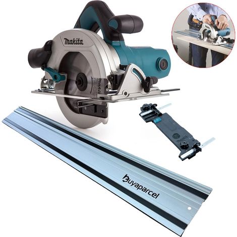 Makita HS6601 240v Corded Electric Circular Saw 165mm Blade 1.5m BAP Guide Rail (1/5)