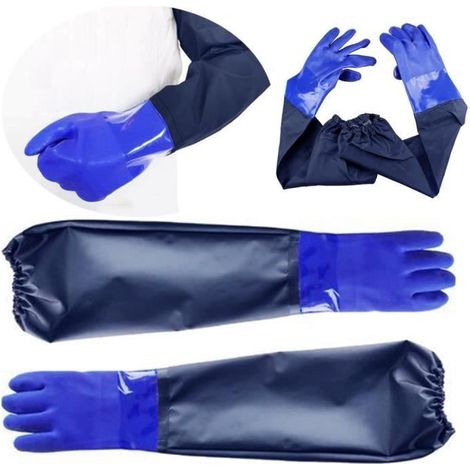 1 paire de gants de travail de sécurité Anelku gantelets imperméables constructeurs canalisations de pêche outils pour la maison 370 (1/4)