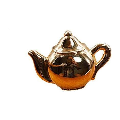 Lntyq Möbelgriffe für Küche und Schlafzimmer, Türknöpfe, Einloch-Torgriffe für Schränke, Küchenzeilen, Schubladen, Kommoden, Schraube inkl. (1, Gold) (1/5)