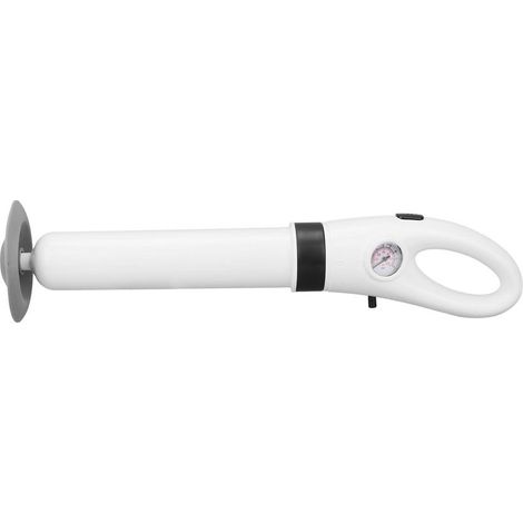 Déboucheur pneumatique à air comprimé pour toilettes, déboucheur de canalisations ergonomique à haute pression pour WC et égouts (1/5)