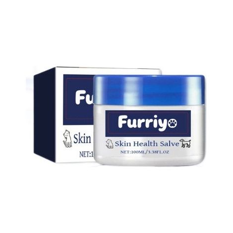 Die Furriyo Tierhautpflegecreme beruhigt und pflegt die Haut, reduziert Schuppen und verbessert und repariert die Haut. (1/5)