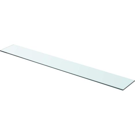 Panneau d'étagère Étagère de Rangement - Meuble de rangement Verre transparent 90 x 12 cm BV608600 - BonneVie (1/3)