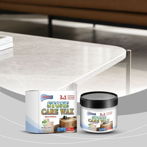 Cire d'entretien pour pierre, marbre et granit : nettoyage, polissage et protection – 80 g -- (1/5)