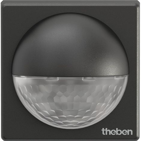 Detector de movimiento Theben theLuxa R180 negro 180 grados 12 metros