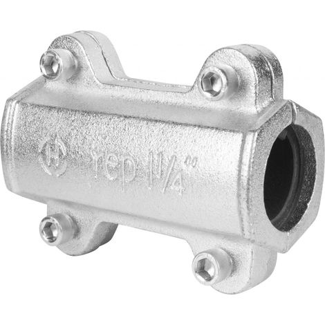 Cornat Reparatur-Dichtschelle verzinkt,1 1/4 Temperguss, verzinkt,1 1/4 Rohrschellen