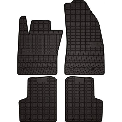 Tappetini in gomma per auto per: Jeep Renegade SUV (2014-2019) - neri, su misura