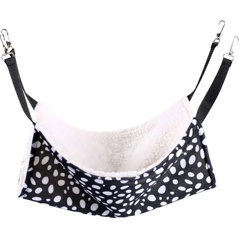 Hamac pour chat suspendu, lit hamac 53x35 cm, niche suspendue pour chat, furet, rat, lapin, petit chien et autres animaux domestiques (1/5)