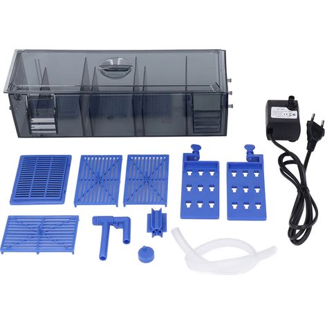 Filtre d'aquarium progressif, système de Filtration en cascade à Double suspension pour la maison (1/5)