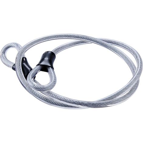 Câble de Sécurité Câble en Acier Tressé Câble de Verrouillage Flexible Verrou de Câble Vélo Antivol Cable d'acier Verrou de Chaîne de Sécurité de Vélo Câble à Double Nœud Pour Scooter Bicyclette (1/4)