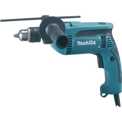 MAKITA HP1640 - Taladro percutor 680W 2 kg 2800 rpm portabrocas con llave (1/4)