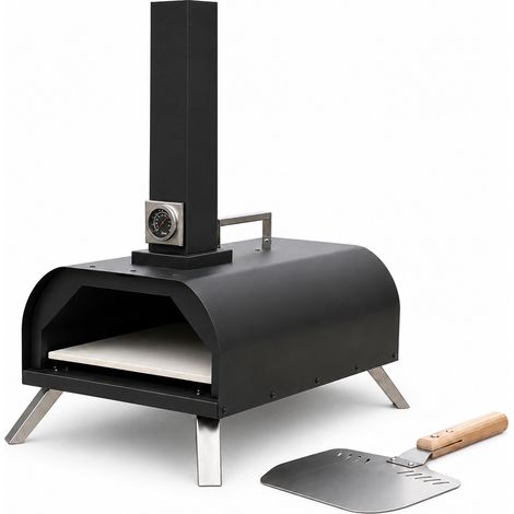 Forno Barbecue a Carbone per Pizza con Camino Integrato e Griglia Default Title (1/5)