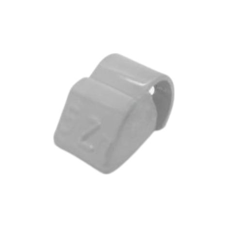 TIPTOP - Masse 161 jante tôle à bord plat zinc plastifié 5g - lot de 100 pcs - 5666009