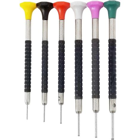 Kit d'outils Timelab avec 6 tournevis, pour la fabrication de bijoux, pour une utilisation pratique dans l'entretien, la réparation et le bricolage.-AquaForge (1/5)