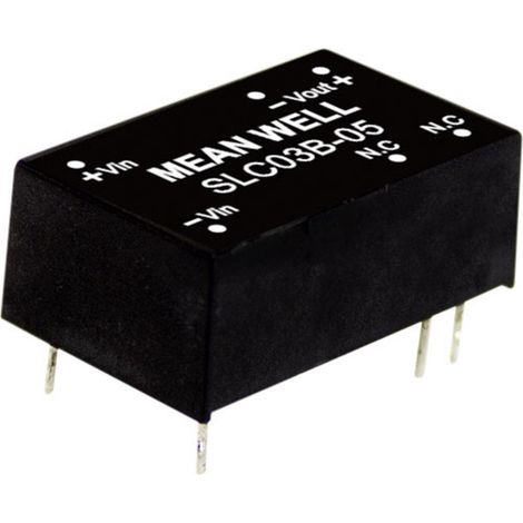 MEAN WELL SLC03A-05 DC/DC-Wandlermodul   600 mA 3 W Anzahl Ausgänge: 1 x Inhalt 1 St.