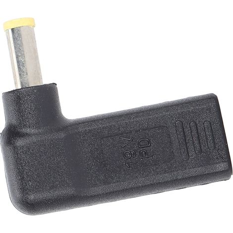 Adaptateur Courbé USB-C vers DC 5.0x1.0mm pour Charge Ordinateur Portable (1/5)
